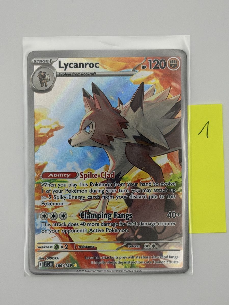 Pokémon Sammelbilder & Trading cards: Pokémon Lycanroc 166/159 – Neu (gemäss Beschreibung) aus Uster von CDM96