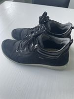 Schuhe Damen Schwarz Grösse 40 40 1/2 mit Reissverschluss