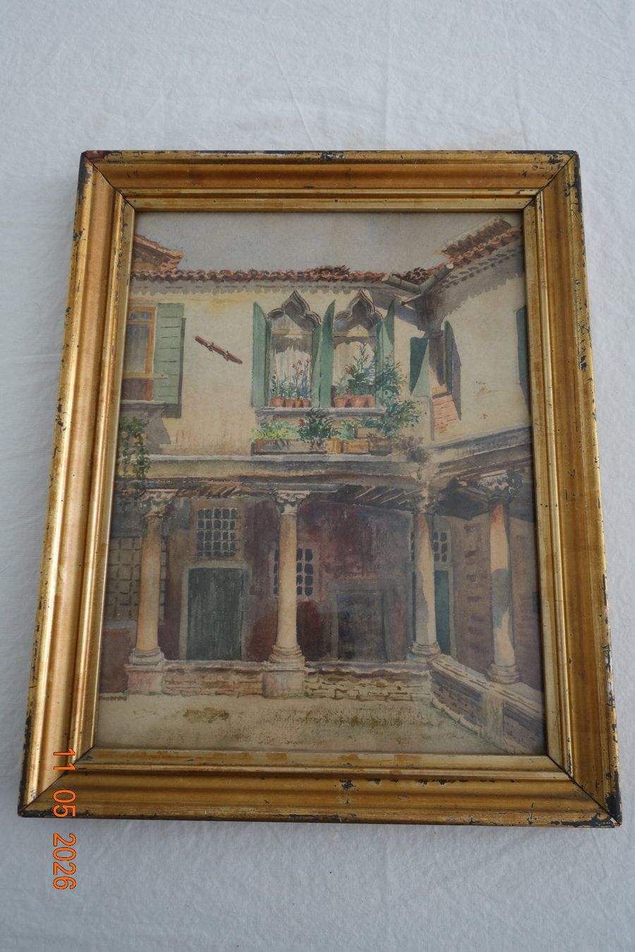 Tableaux: TABLEAU (EUGENIE PRADEZ 1879) – D'occasion à GIEZ par fifiuno