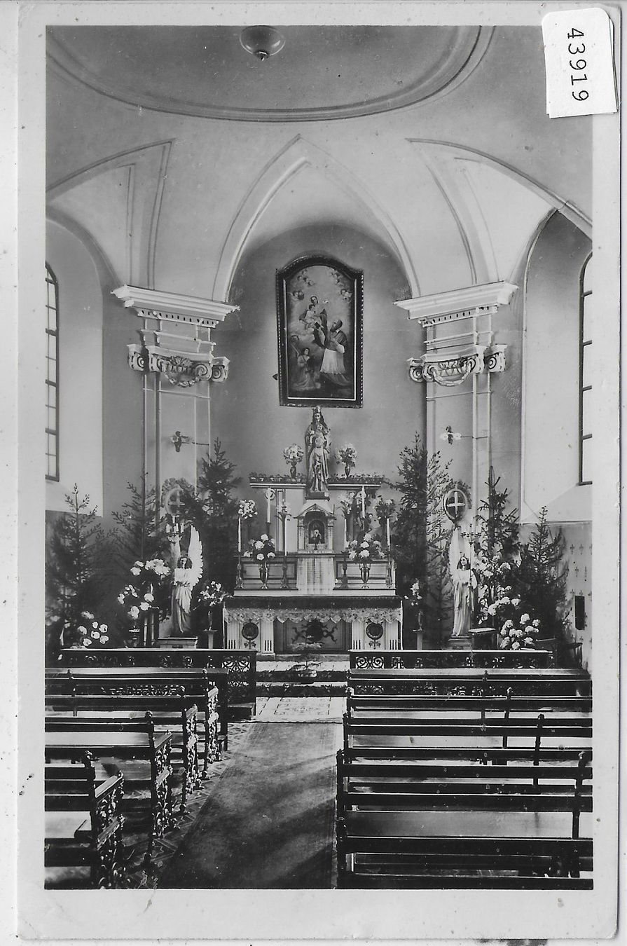 Cartoline postali: Institut St. Francois de Sales - Chatel-St. Denis - Chapelle – Usato da Ettingen venduto da Kartenplanet