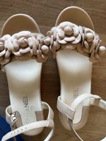 Elegant Chanel Leather Sandals - Size 38, Perfect Summer