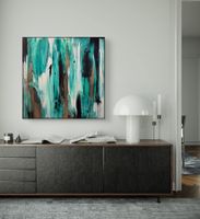 Abstraktes Bild 80x80x3 ohne Rahmen
