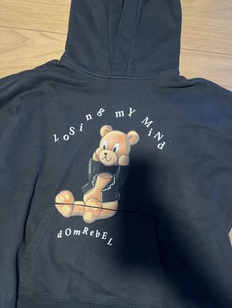 DomRebel Hoodie Black Size XL