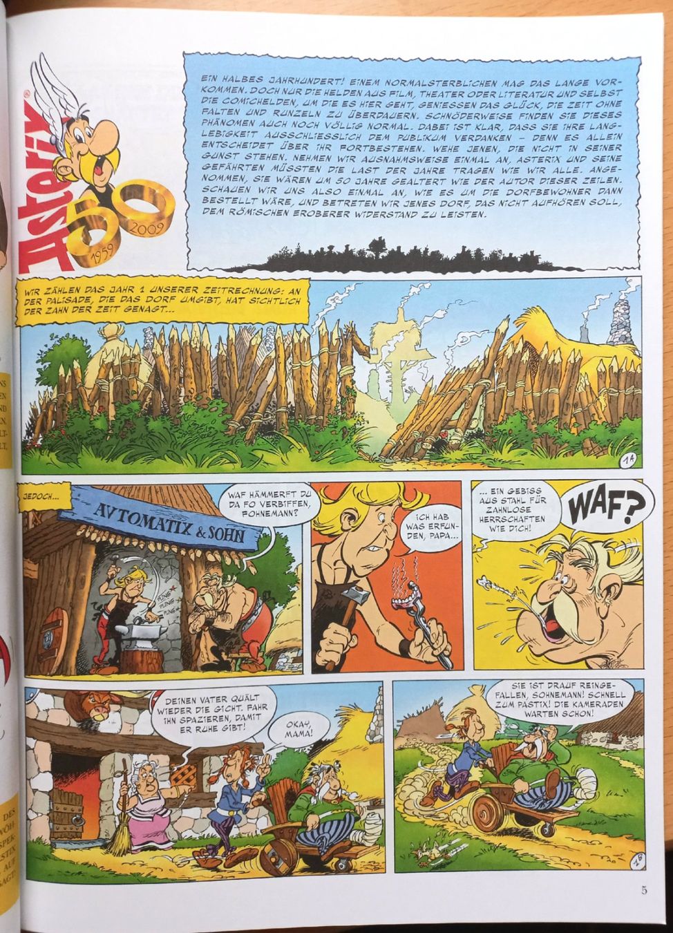 Fumetti: Comic - Asterix 34 - und Obelix feiern Geburtstag – Usato da Niederuzwil venduto da lubimaja 2