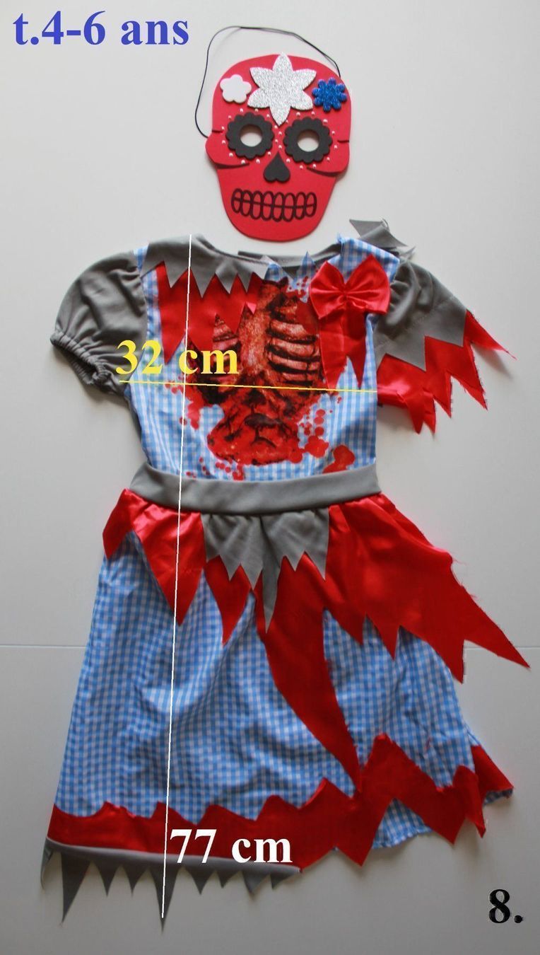 Costumi: Costume zombie - squelette t. 4 - 6 ans – Usato da Peseux venduto da CoolShoping 1