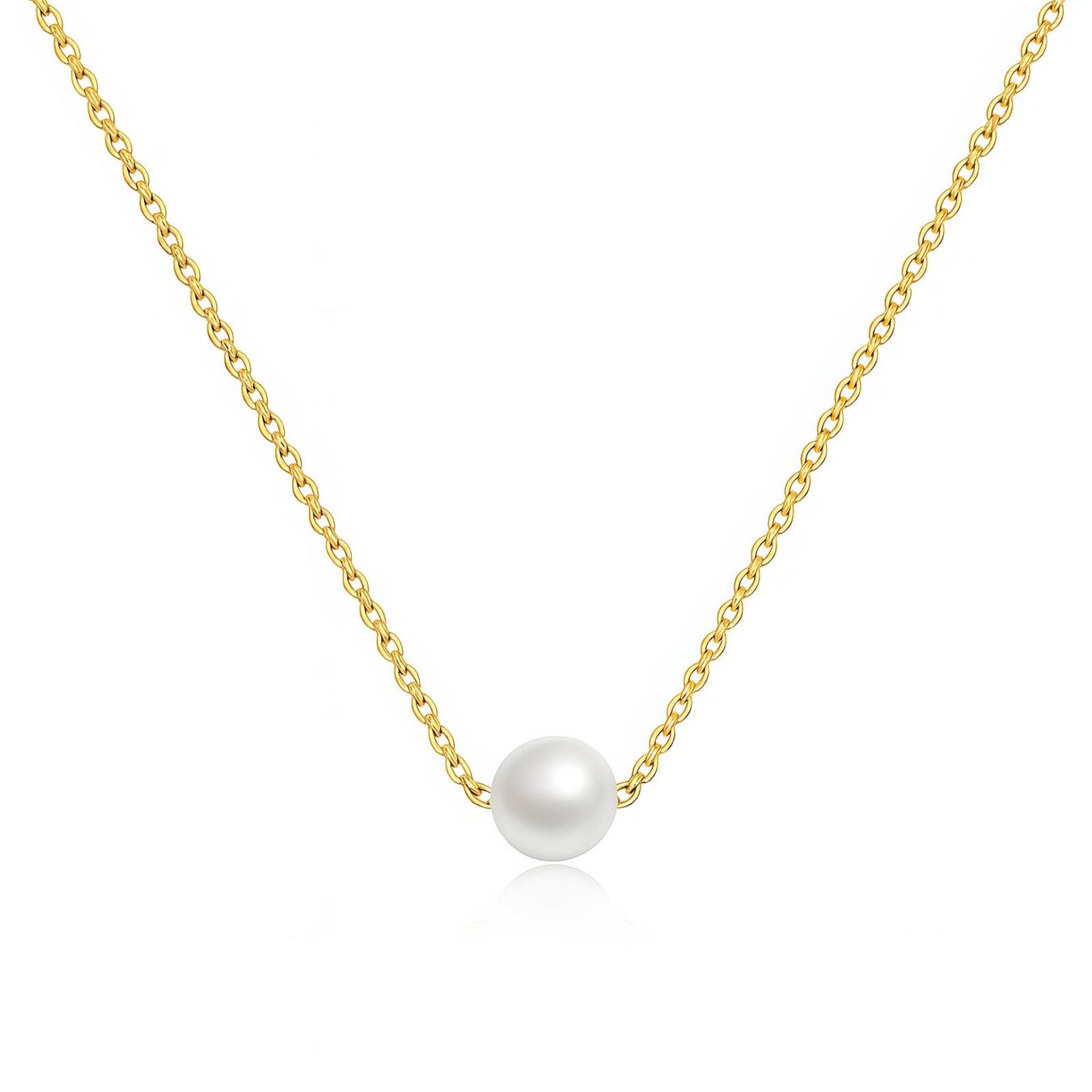Catenine: Collier pendentif perle unique, élégance intemporell – Nuovo e nell'imballaggio originale da Gimel venduto da SimoneTata