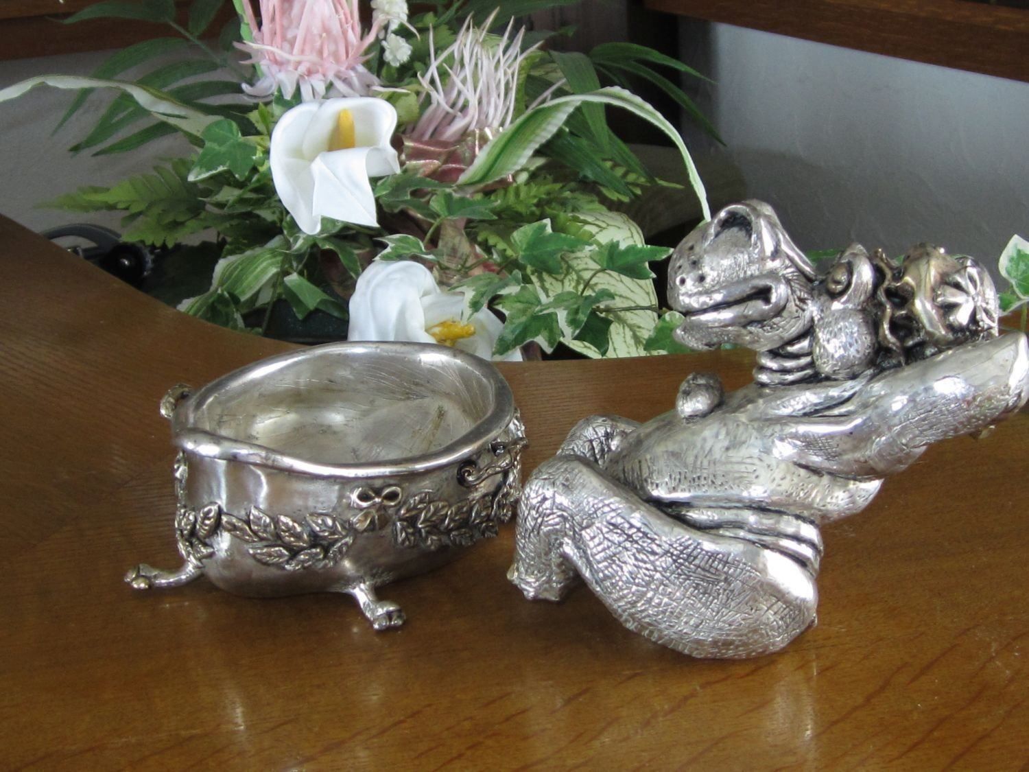 Sculture & Statue: Skulptur Nilpferd in Wanne Silber 925 – Nuovo (secondo la descrizione) da Eschenbach venduto da Alicekunst 4
