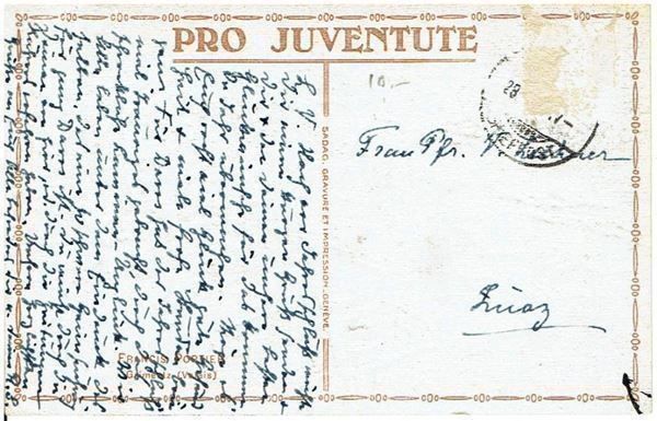 Cartes postales: FRANCIS PORTER Grimentz, Valais – D'occasion à Flims - Dorf par Stagediver 1