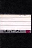 Videocassettes U-matic SONY KCA-20BR