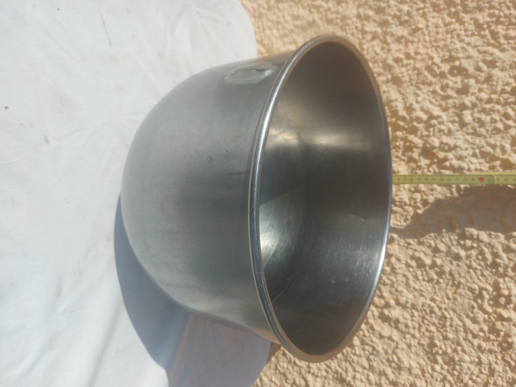 Ciotole: Grosse Chromstahlschüssel mit Griffen 35x28cm – Usato da Rheinau venduto da profitronic.shop 6