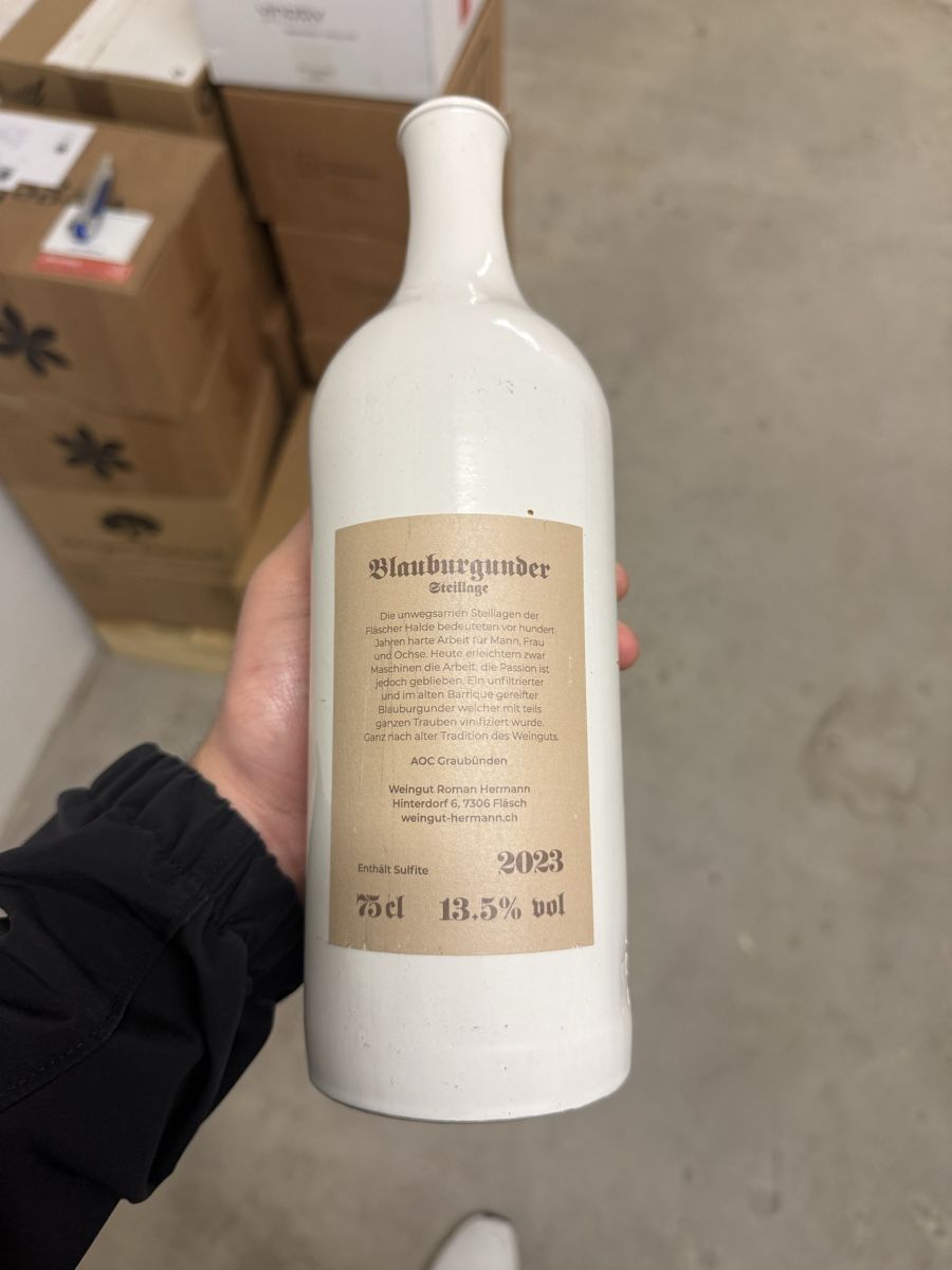 Wein: Hermann Fläscher Blauburgunder 2023  – Neu und originalverpackt aus St.Gallen von dav_p8nz 1
