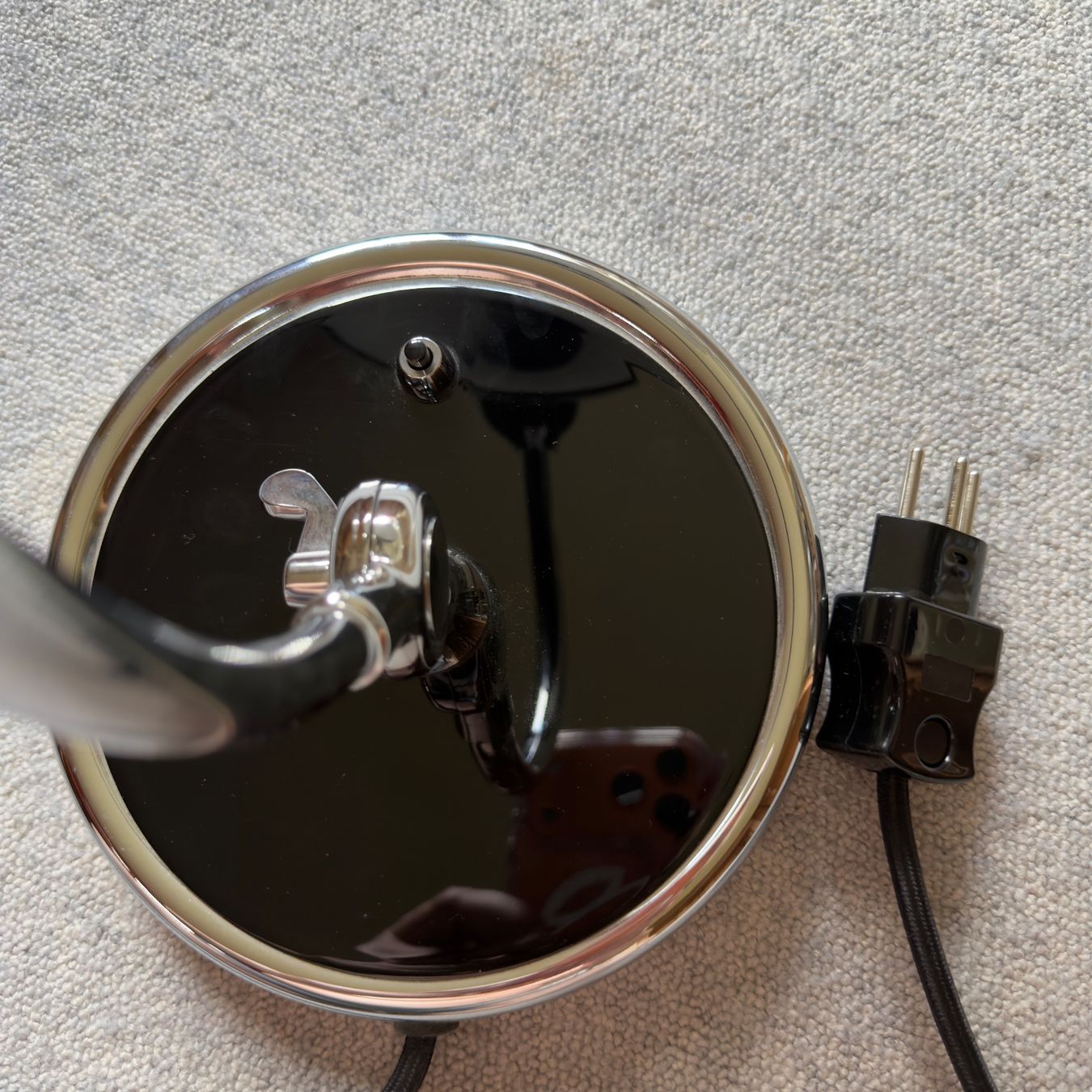 Kaiser Lampen: KAISER idell 6631 Luxus Tischlampe schwarz mit CH Stecker – Gebraucht aus Heimenschwand von rialto1968 3