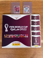 Panini WM 2022 Leer-Album + 5x Packs + Ronaldo Extra Sticker