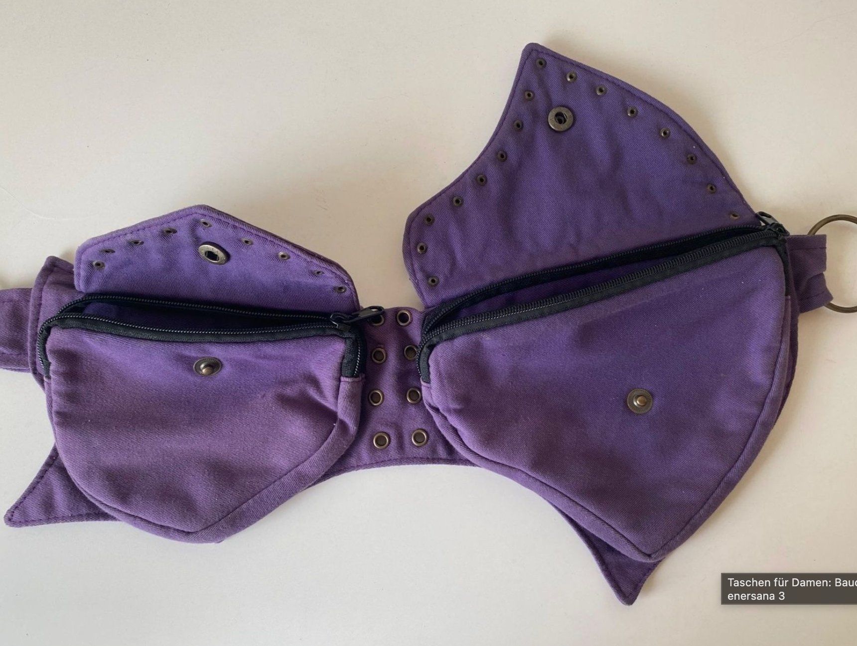 Taschen: Bauchtasche Lila Boho – Gebraucht aus Zürich von Excalibur.zh 1