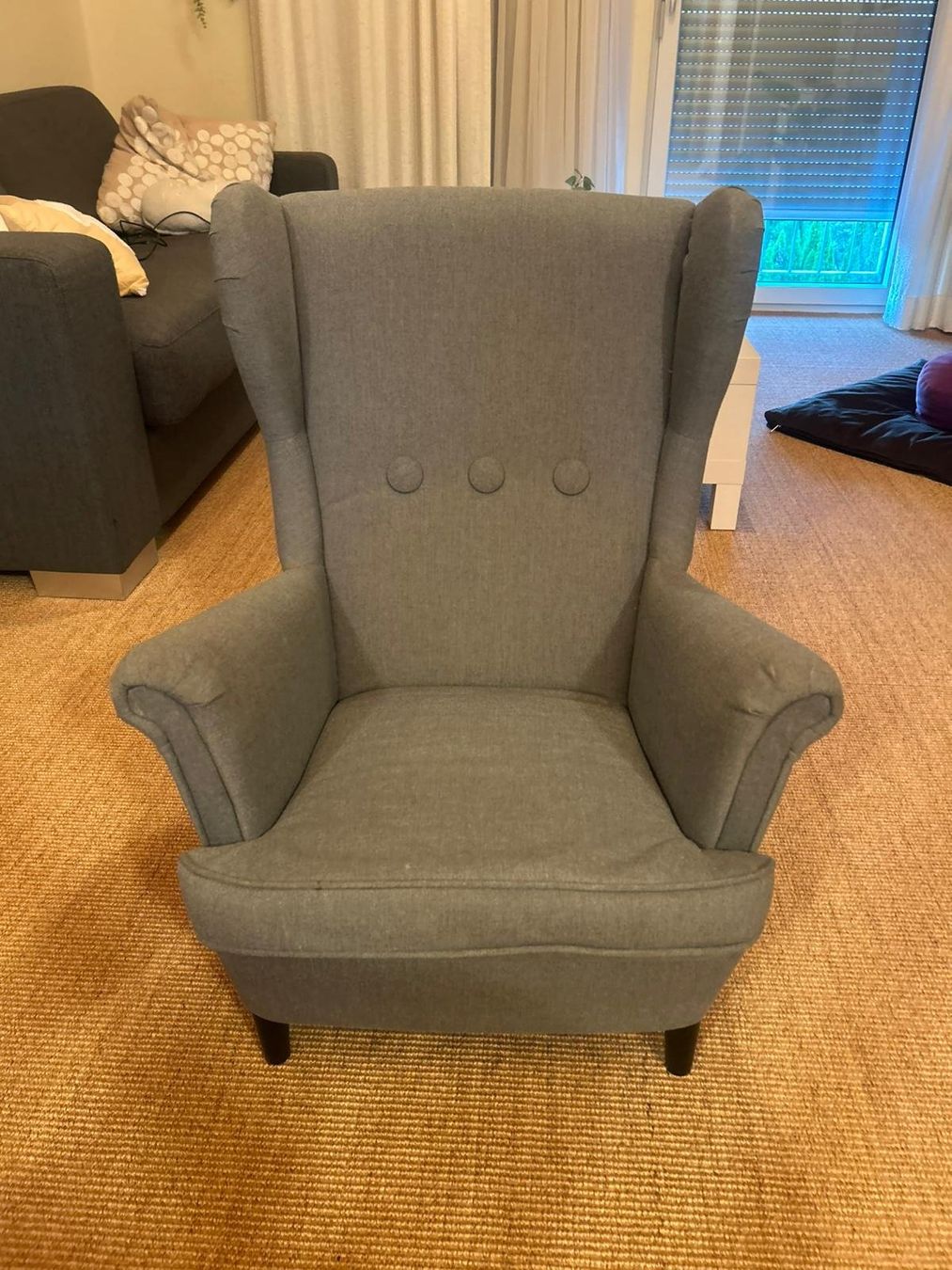 Poltrone: Sessel grau mit Ohren – Usato da Beinwil am see venduto da elia37