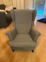 Sessel grau mit Ohren