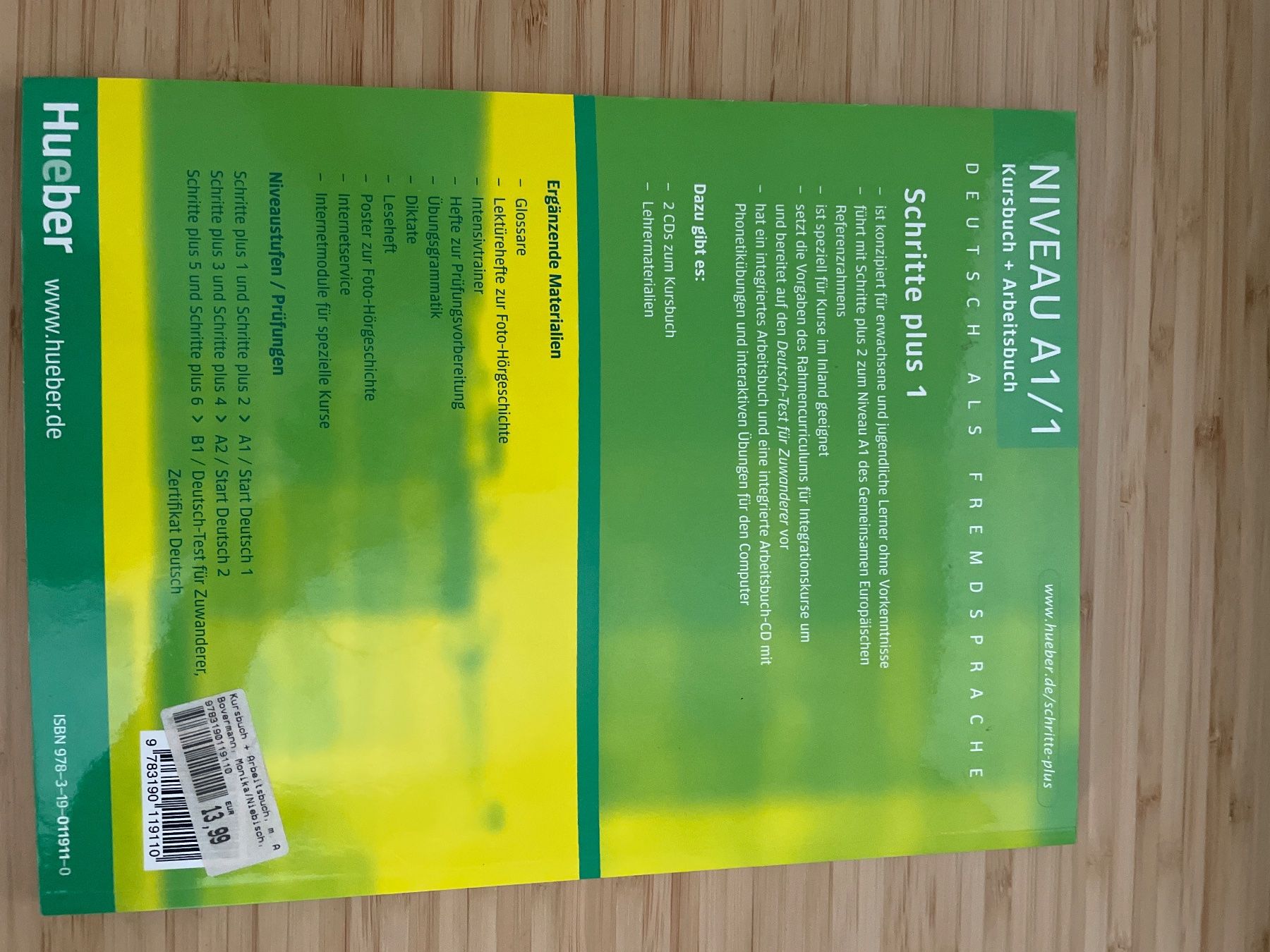 Libri: Schritte plus 1- Kursbuch + Arbeitsbuch mit CD 3 – Usato da Adliswil venduto da mad_rn6s 3