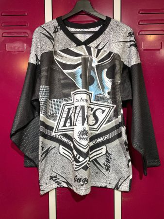 VINTAGE CCM LOS ANGELES KINGS "AOP" NHL HOCKEY JERSEY SZ: M