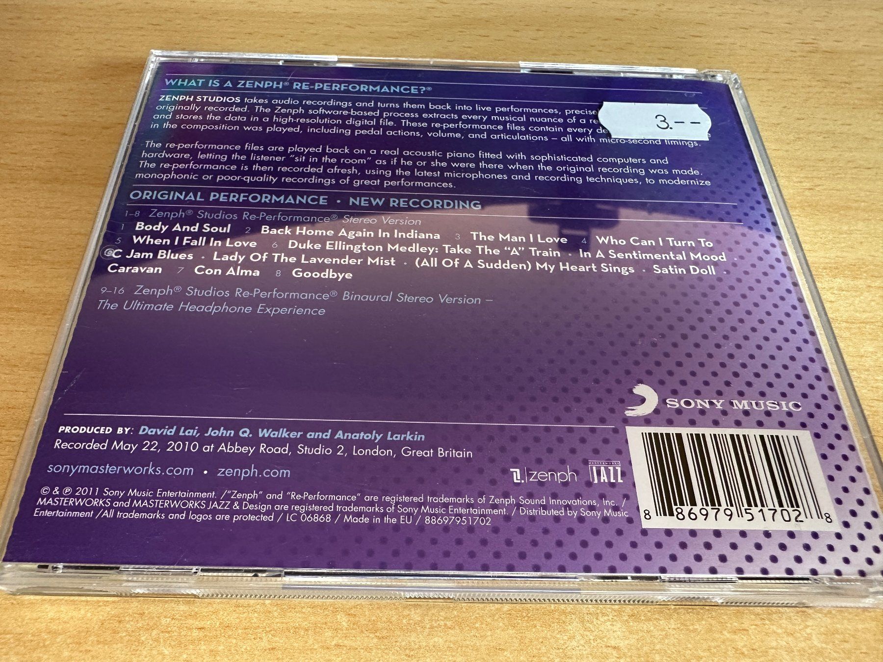 CD: Oscar Peterson – Unmistakable – Usato da Rikon im Tösstal venduto da Alpenmutz 1