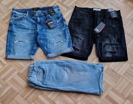 2x Denim Slim Shorts Gr. M (NP je 34.95)