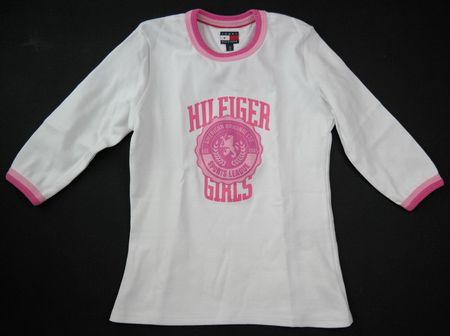 Tommy Hilfiger Mädchen Pullover /weiss.pink/ Gr.12J/146-152