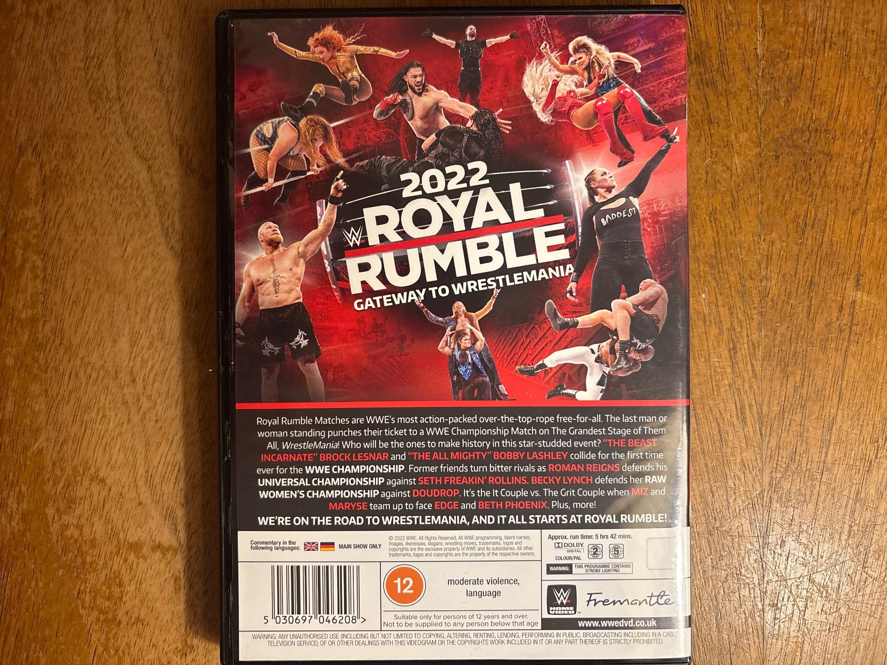Alle DVDs: WWE ROYAL RUMBLE 2022 – Gebraucht aus Zürich von hiddentreasures_zh 1