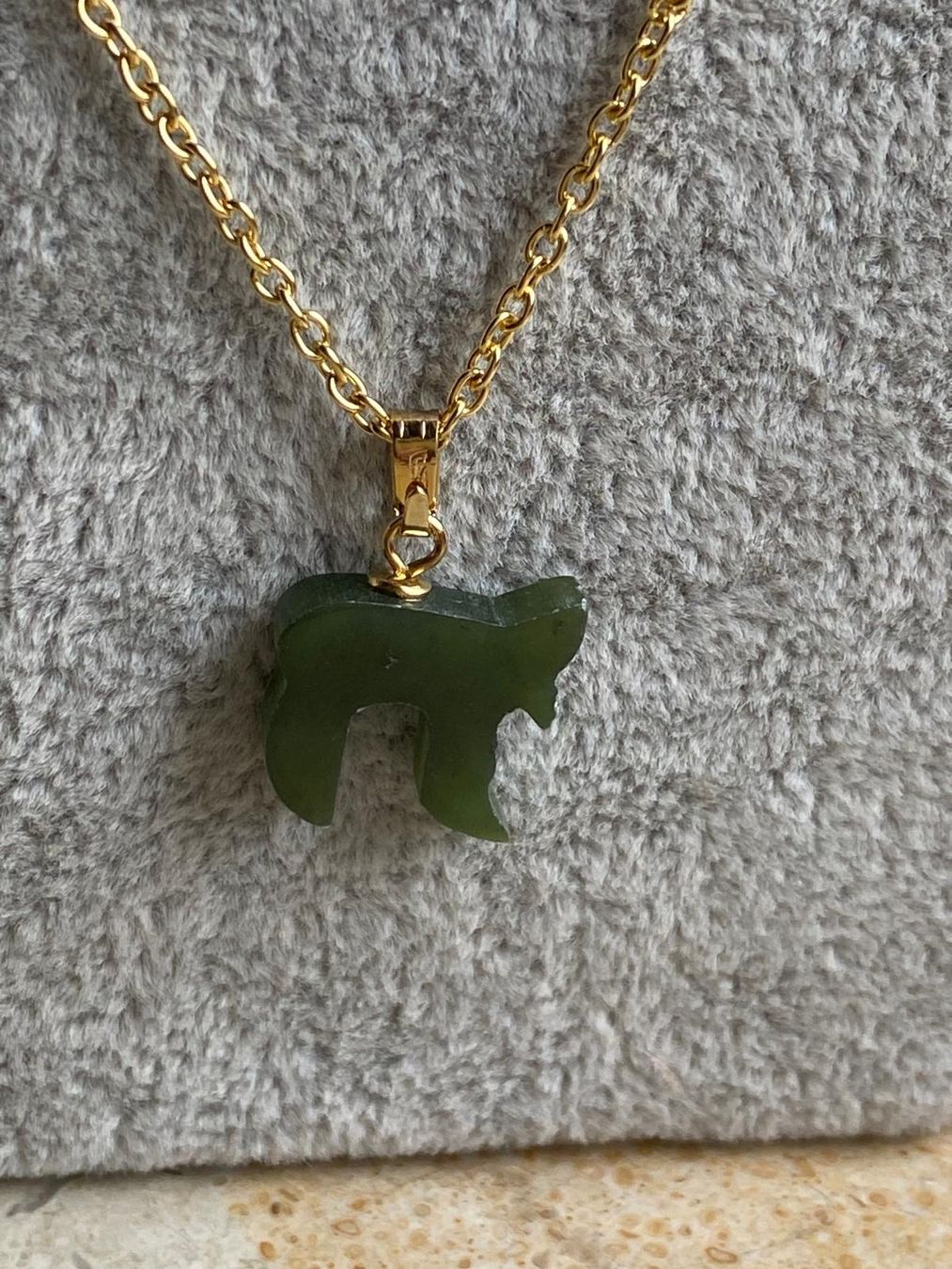 Catenine: Jade Bärli Halskette (48cm) – Usato da Laufen venduto da Bellebellezza 2