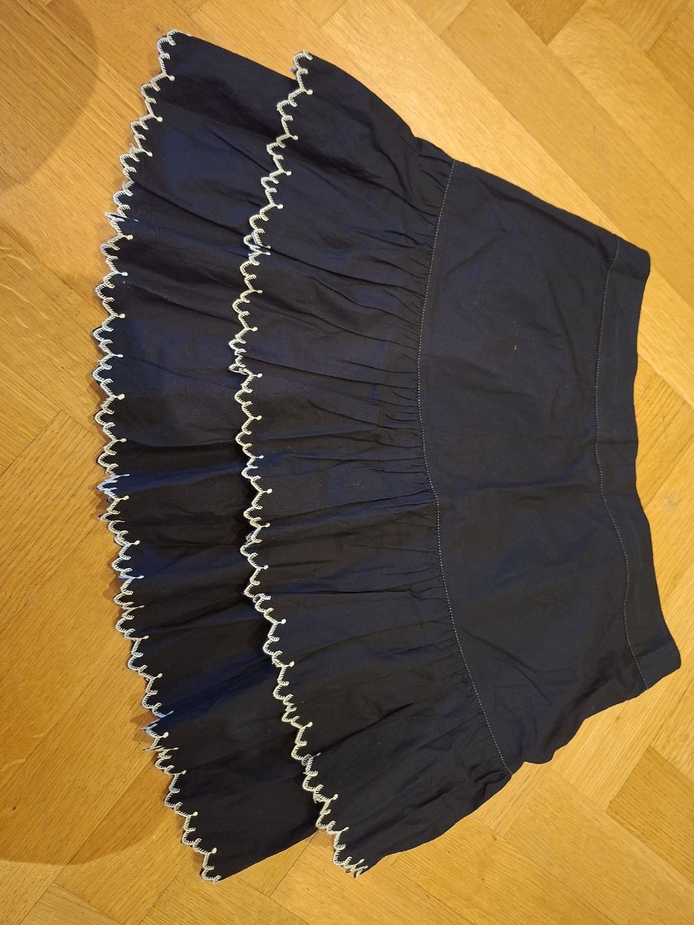Ulla Johnson Gonne: Ulla Johnson Navy Tiered Skirt Size 6  – Usato da Zürich venduto da Lolaad 2
