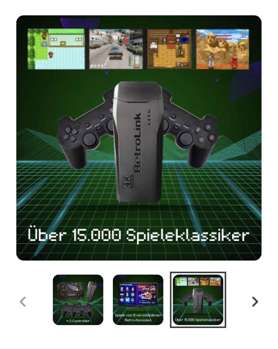 Console: Spielkonsole Neu Originalverpackt kabellos mit 2 controller – Nuovo e nell'imballaggio originale da Arch venduto da luca123456