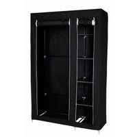 Stoffkleiderschrank Textilschrank Garderobe Einlegeböden