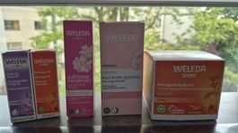OFFRE Beurre de massage+Huile visage+Soin des yeux Weleda