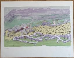 KARL LANDOLT LITHOGRAPHIE SIGNIERT NUMMERIERT