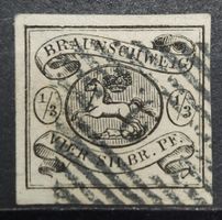 Braunschweig Mi-Nr.5 gestempelt gutes Erhaltung 450 Fr Geprü