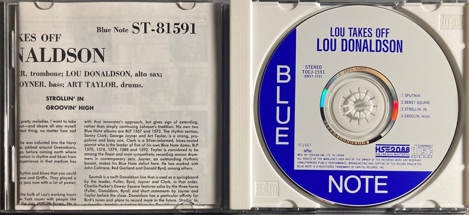 Dischi in vinile: LOU DONALDSON - LOU TAKES OFF – Usato da Poliez-Pittet venduto da Newtown-Records 2
