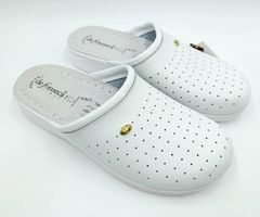 Weisse Damenschuhe/Pantoletten De Fonseca, Gr. 44, Neu!
