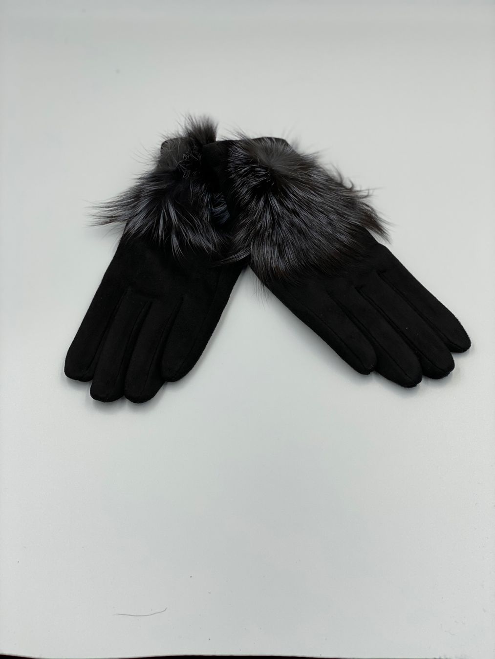 Guanti & manicotti: Handschuh mit Pompon "Schwarz" – Nuovo e nell'imballaggio originale da Bülach venduto da DuffyFashionAvenue 2