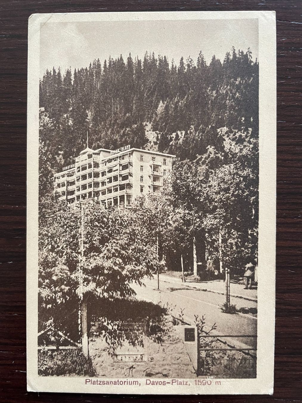 Cartoline postali: DAVOS - PLATZ Platzsanatorium, ungelaufen – Usato da Wald ZH venduto da TLILEF