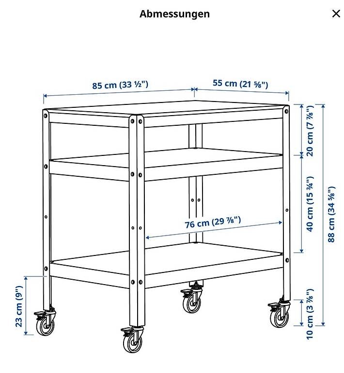 Carrelli di servizio: Bror Servierwagen IKEA  – Usato da Dielsdorf venduto da bar_7t27 1