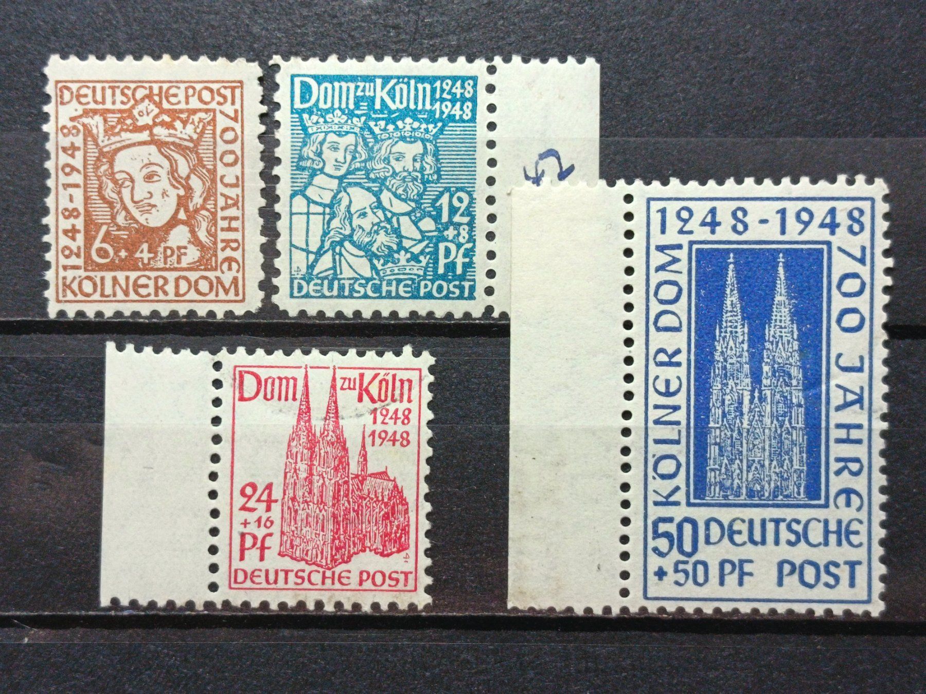 Tutti i francobolli: Britische Zone Mi-Nr.69-72 Postfrisch – Usato da Kriens venduto da Nidfeld45 1