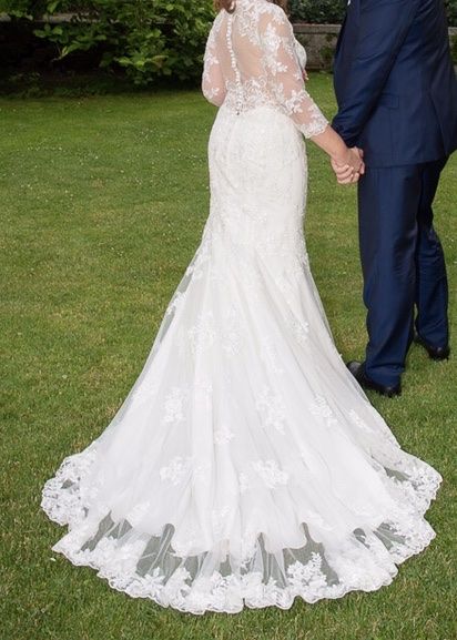 Vestiti: Traumhaftes Brautkleid mit Spitze, Grösse 38 – Usato da Schönenberg ZH venduto da sternenmond 2