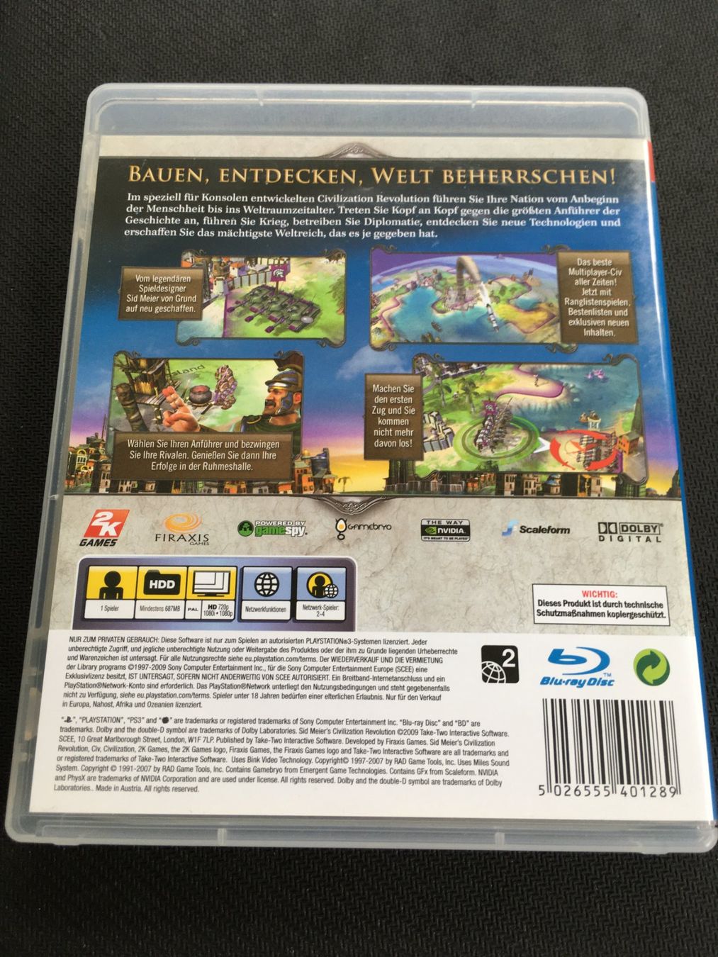 Sony Giochi: Civilization Revolution - Playstation 3 / PS3 – Usato da St.Gallen venduto da Punktchen01 1