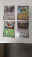 Lotto 4 carte Pokémon lingua cinese condizioni ottime 
