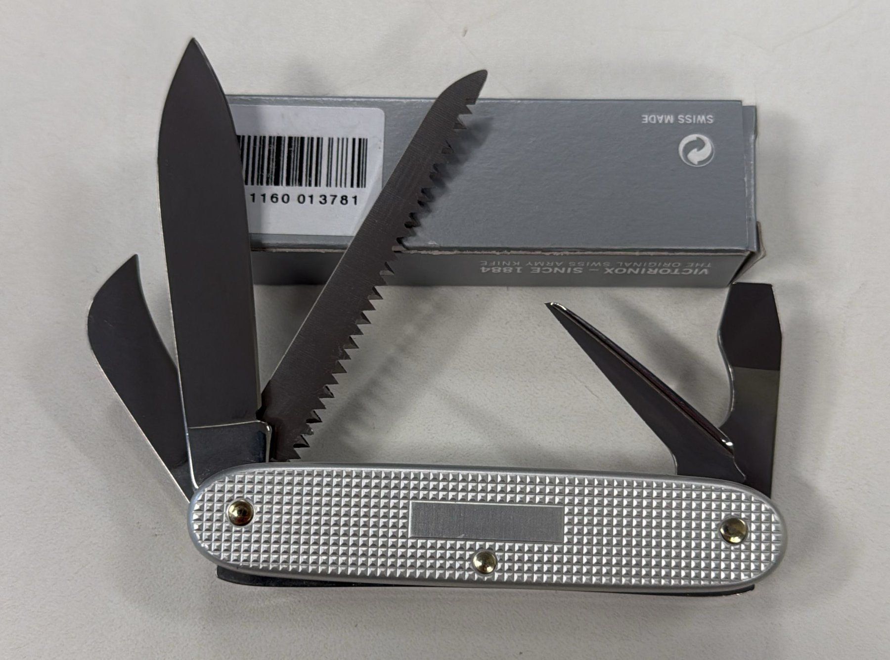 Victorinox Coltelli tascabile: VICTORINOX SWISS ARMY 7 SACKMESSER – Nuovo e nell'imballaggio originale da Zürich venduto da Frei-Occasionen 1