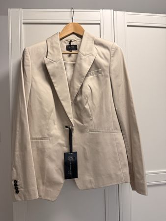 Esprit Blazer beige Baumwollmix neu mit Etikett