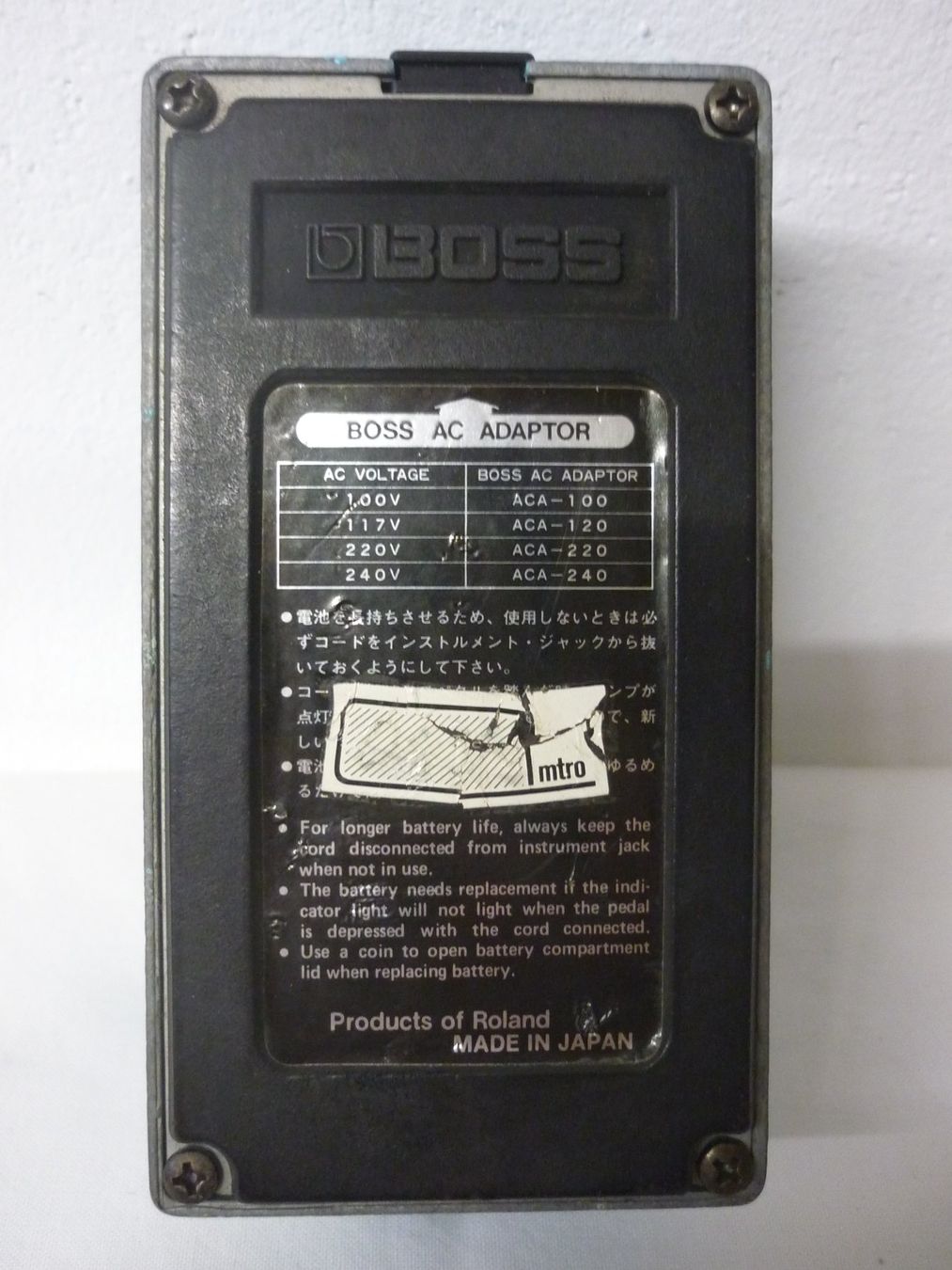 Musikinstrumente: BOSS Chorus CE-2 - Made in Japan 1981! – Gebraucht aus Maienfeld von John13 3