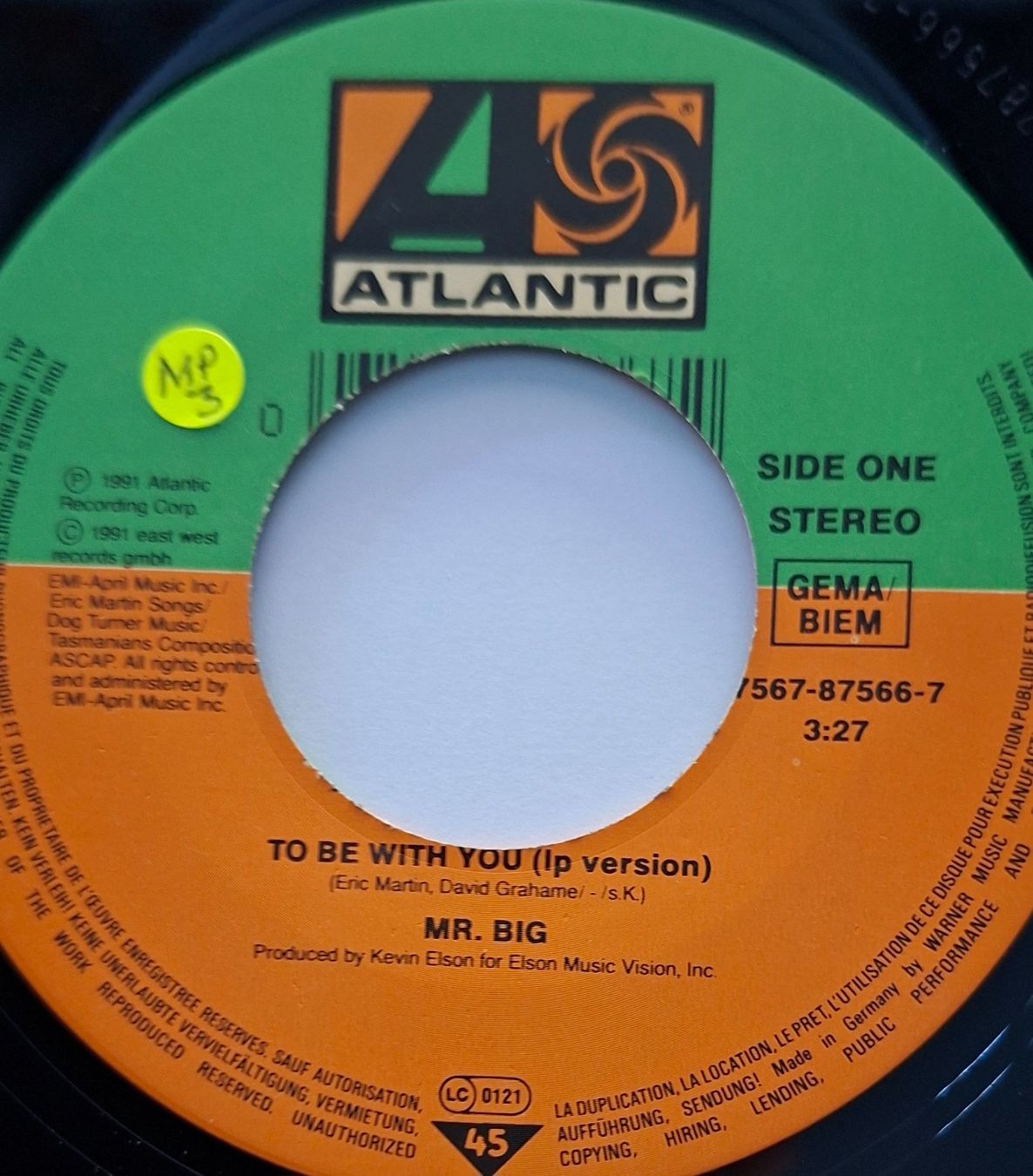 Dischi in vinile: Vinyl-Single Mr. Big - To Be With You – Usato da Langenthal venduto da Modo39