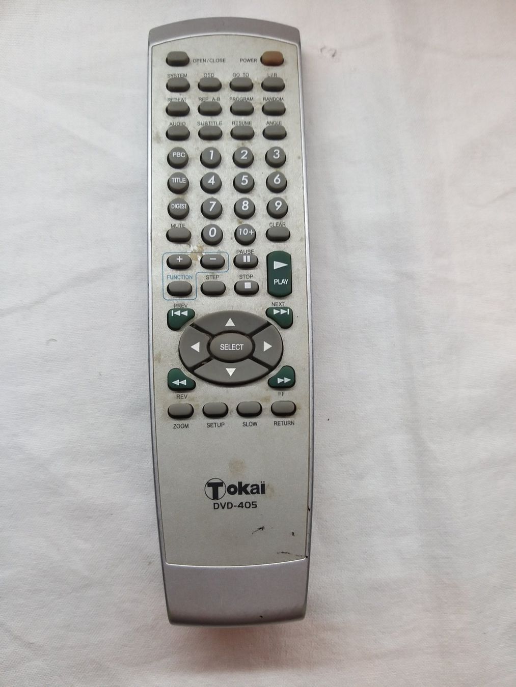 Telecomandi: Télécommande Tokai DVD-405, occasion. – Usato da la Chaux-de-Fonds venduto da Lampe