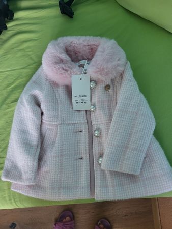 Mädchen Jacke rosa Grösse 18M mit Etikett