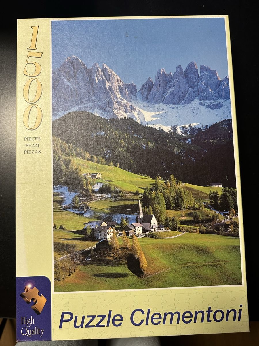 Clementoni Puzzles: Clementoni Puzzle 1500 Teile - Berglandschaft – Gebraucht aus Mörschwil von Alrud99