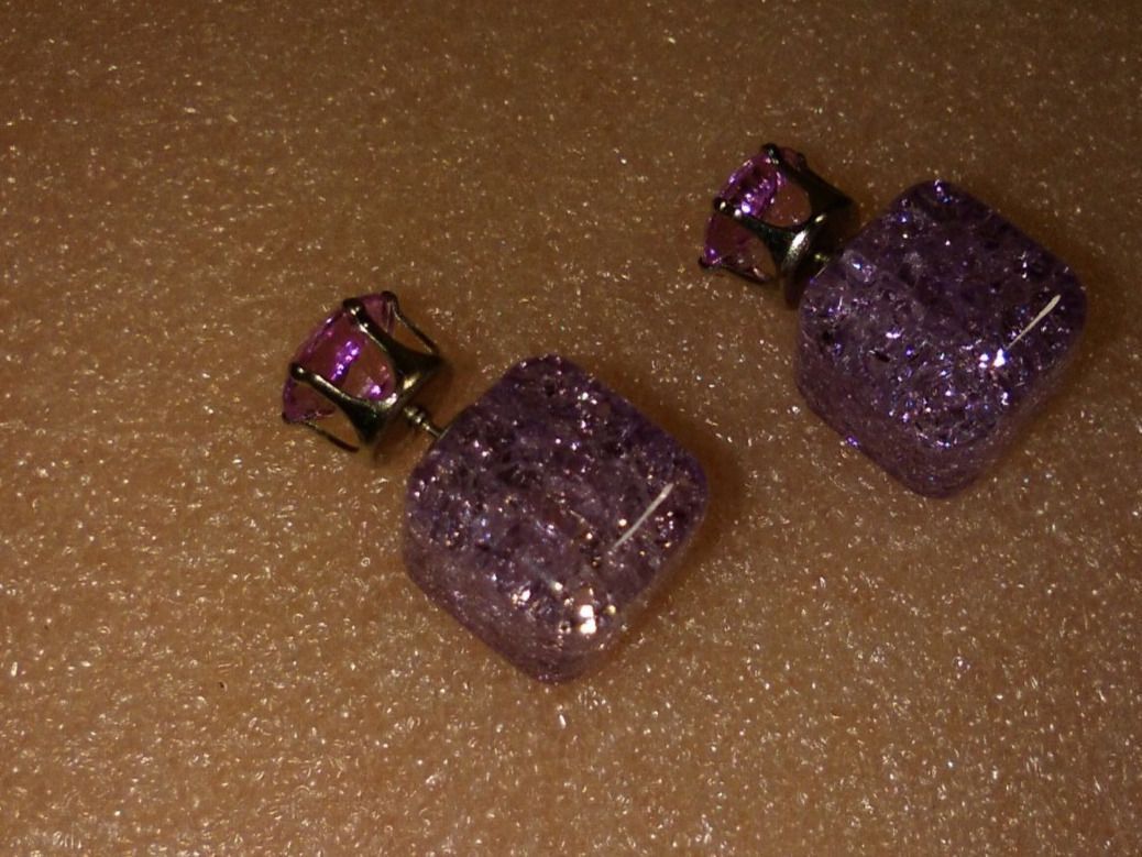 Orecchini pendenti & Orecchini a lobo: OHRRINGE MODESCHMUCK VIERECKIG,,LELA FARBE – Nuovo (secondo la descrizione) da Basel venduto da bijoutrie_4 2